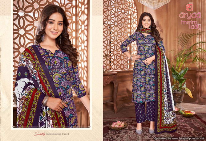 Metro Lady Vol 1 By Aryaa Printed Cotton Kurti With Bottom Dupatta Wholesale Price In Surat